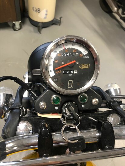 Vendu! Mash X-ride, 50cc, Euro 5, Blanc, 2meme