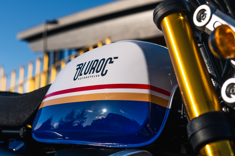 Bluroc X-Bongo EFI, 125cc, Euro 5, Bleu strike racing