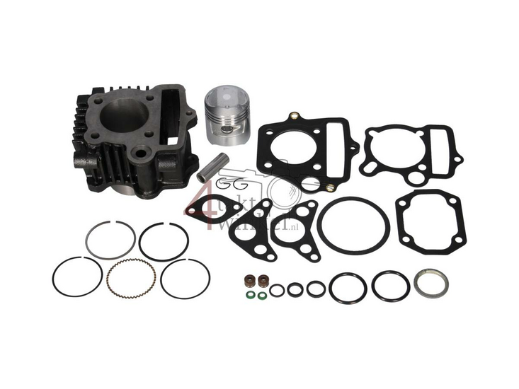 Kit de cylindre, avec piston et joint 70cc, culasse OT70 72cc empr.&nbsp;acier