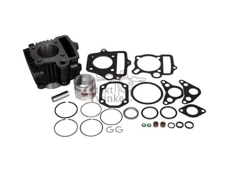 Kit de cylindre, avec piston et joint 70cc, culasse OT50 49cc empr.&nbsp;acier