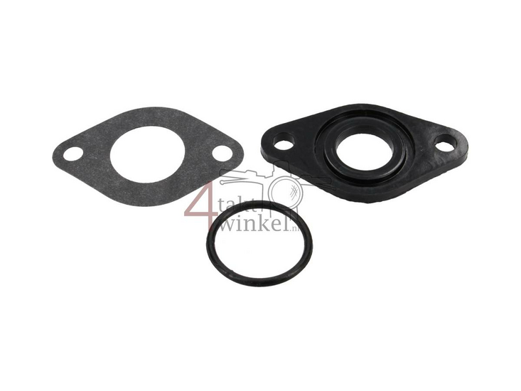 Isolateur 16mm, bride large, avec joint torique