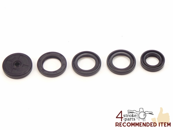 Pochette joint d'huile / Bourrages Novio, Amigo, PC50, fond d'arbre &agrave; cames, japonaise, 5 pi&egrave;ces