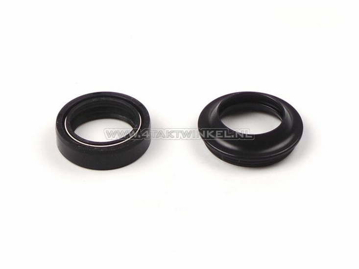 Bourrage de fourche avant 28-42-11 + cache anti-poussi&egrave;re, d'origine Honda