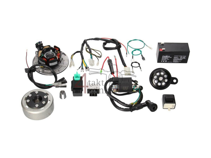 Kit de conversion d'allumage CDI et &eacute;lectricit&eacute; 12 volts, volant l&eacute;ger, convient pour C50, Dax, Chaly, Monkey