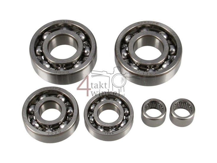 Kit de roulements, bloc moteur, avec roulements &agrave; aiguilles de d&eacute;marreur, 139FMB-B, Mash fifty, X-ride 50, Scrambler 50, Hanway Scrambler, Muscle