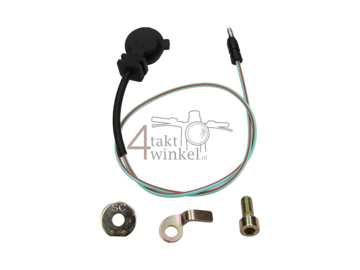 Capteur de contact neutre, incluant le support de capteur et la patte de fixation