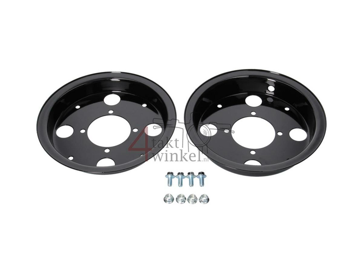 Jante Monkey 8", 4 trous, standard, 2,50, noir