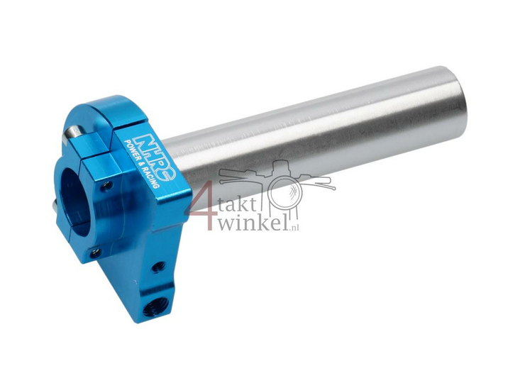 Poign&eacute;e de gaz rapide, NHRC, bleu