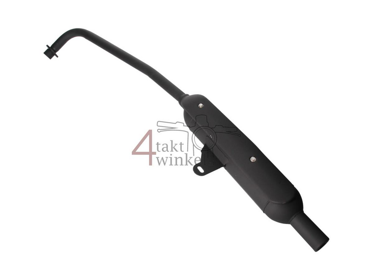 Pot d'&eacute;chappement standard,  Hanway RAW50 euro 2, noir