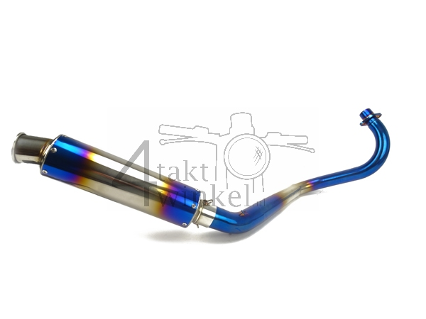 Pot d'&eacute;chappement sportif, dessous, simple, Heat Magic