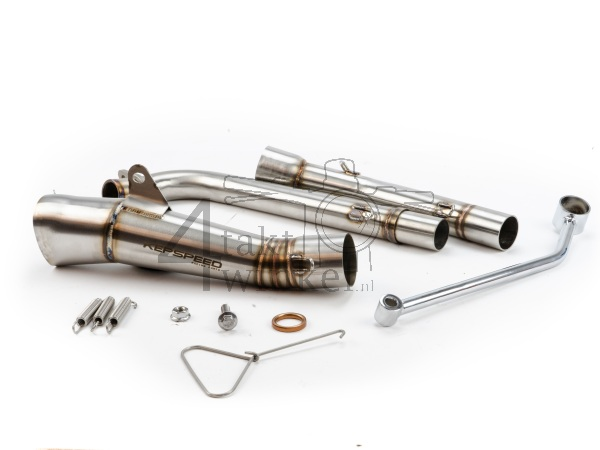 Pot d'&eacute;chappement sportif, dessous, simple, GP, acier inoxydable, convient pour SS50, CD50, C50