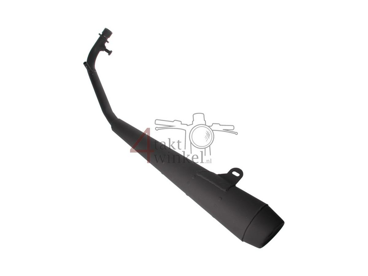 Pot d'&eacute;chappement standard,  Hanway RAW50 euro5, noir