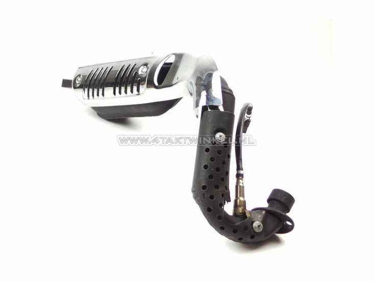 Pot d'&eacute;chappement standard, noir, variante Euro 4, convient pour Monkey