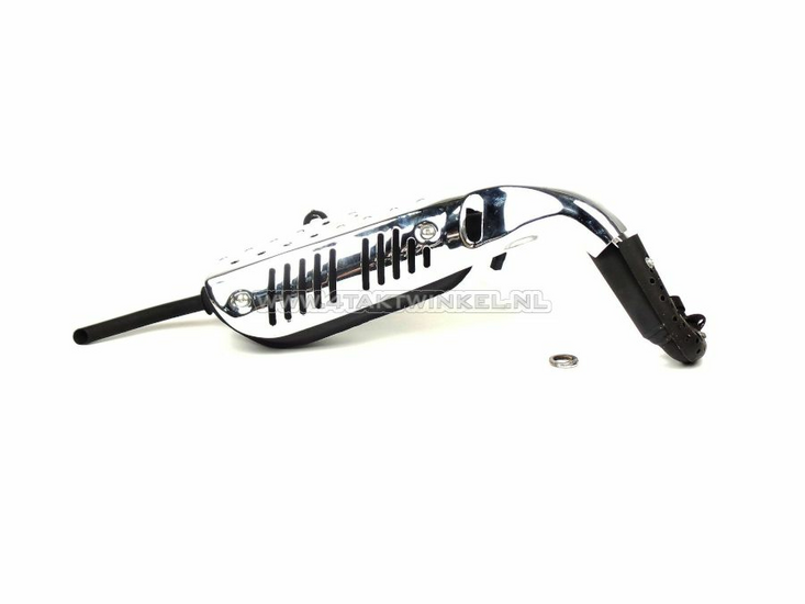 Pot d'&eacute;chappement standard, noir, variante Euro 4, convient pour Monkey