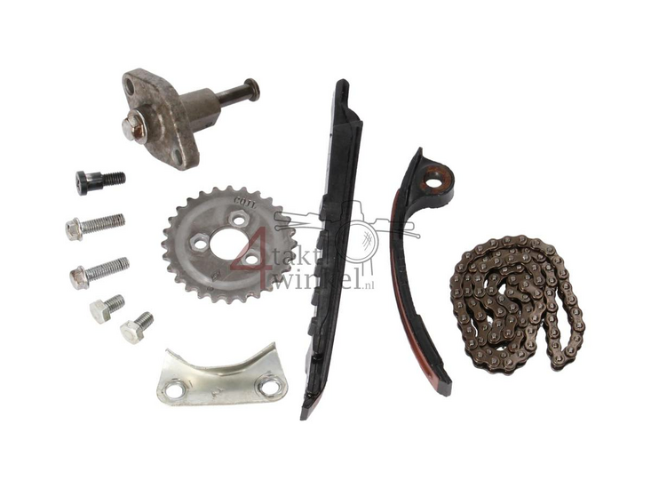  Kit de distribution complet, avec tendeurs et guides, original Mash, produit utilis&eacute;