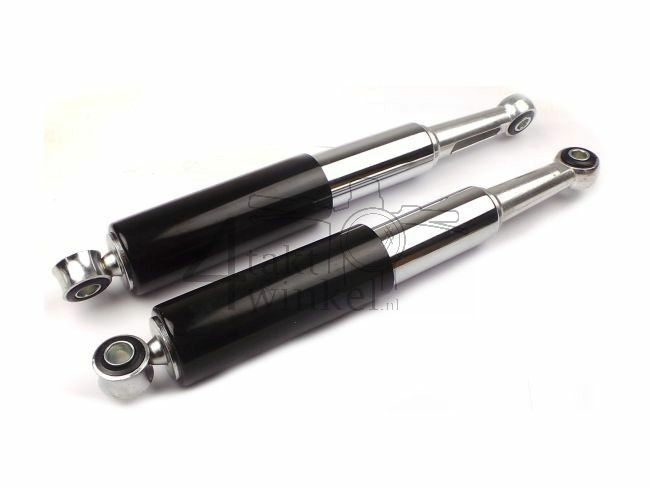 Jeu d'amortisseurs 335mm, douilles, noir / chrome, convient pour SS50, C50, Dax