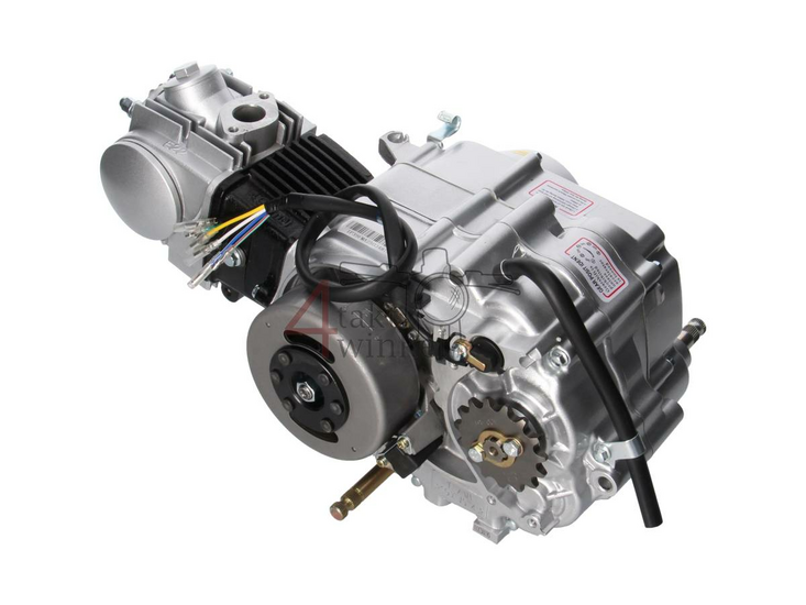 Moteur, 50cm3, embrayage manuel, Lifan, 4 vitesses, argent