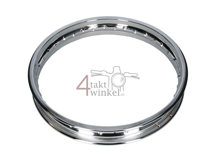 Jante 17" 1.85 acier, chrome
