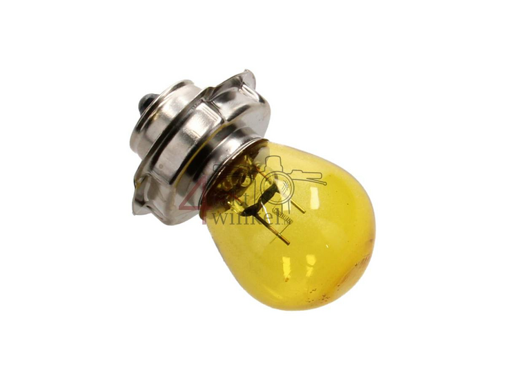 Phare P26S, 6 volts, 15 watts, e.a CB50, CY50, jaune