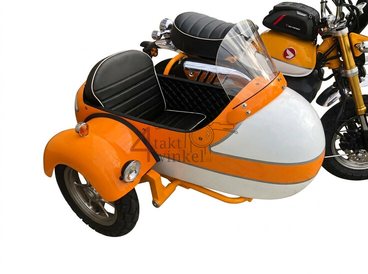 Honda Monkey 125cc JB02, custom, avec Side-car !
