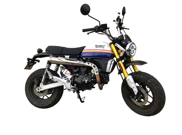 Bluroc X-Bongo EFI, 50 cc, Euro 5, Bleu Strike Racing, d'occasion