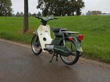 Verkocht! Honda C70 K1 Japans, groen, 8332km, met kenteken