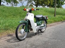 VERKOCHT ! Honda C50 NT Japans, groen, 1586 km