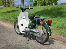 VERKOCHT ! Honda C50 NT Japans, groen, 1586 km