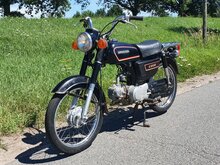 VERKOCHT ! Honda CD50 benly Japans, Zwart, 9018 km