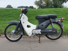 VENDU ! Honda C50 OT Japanese, gray, 5897 km, with papers