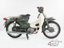 VENDU! Honda C90 K1 Japanese, 51468 km, green, with papers! 