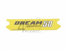Autocollant Dream 50, cache lat&eacute;ral, d&#039;origine Honda