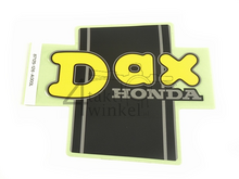 Autocollant cadre Dax, jaune, gauche, d&#039;origine Honda