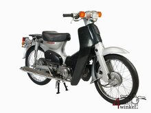 Honda C50 NT, silver, 10538km