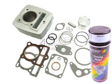 Kit de cylindre, avec piston, 85cc, Mash, Orion, Zhenhua, y compris une bombe a&eacute;rosol noire