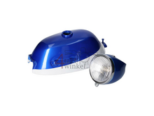R&eacute;servoir, avec phare, pour Monkey, Z50a k2, bleu