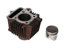 Jeu de cylindre, haut, 47mm, 85cc C90 NT, Original Honda, produit d&#039;occasion