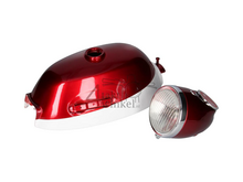 R&eacute;servoir, avec phare, pour Monkey, Z50a k2, rouge