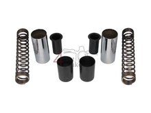 Kit de ressorts de fourche avant, complet avec bague de finition et bagues de guidage. Compatible avec SS50 et CD50. Produit de 2&egrave;me chance.