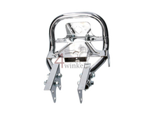 Porte bagage Monkey barre de maintien, avec support de lampe, chrome, produit de 2&egrave;me chance