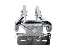 Porte bagage Monkey barre de maintien, avec support de lampe, chrome, produit de 2&egrave;me chance