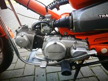 Honda CT90 K4, oranje, 2963 miles