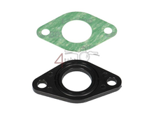 Pipe d'admission Dax, Monkey, 16mm, droit vers l'arri&egrave;re, bride large, poli