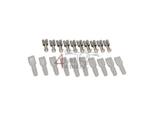 Cosse curseur japonaise 4,8mm, femelle + isolant, par 10 pi&egrave;ces