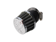 Filtre &agrave; air / cornet 35mm, 45 degr&eacute;s, Chrome, U-best