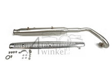 Echappement sportif, en haut, trompette, acier inox, ST125 Dax, r&eacute;f. JB04xxxx