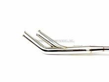 Pot d'&eacute;chappement sportif, dessous, inox, Streetcub, double