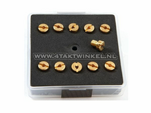 Jeu de gicleurs, m5 Keihin large, tailles 100 &agrave; 122