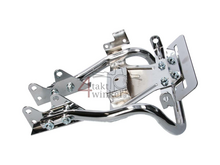 Porte bagage Monkey barre de maintien, avec support de lampe, chrome, produit de 2&egrave;me chance