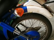 Honda CD50H, Bleu, cyclomoteur de projet